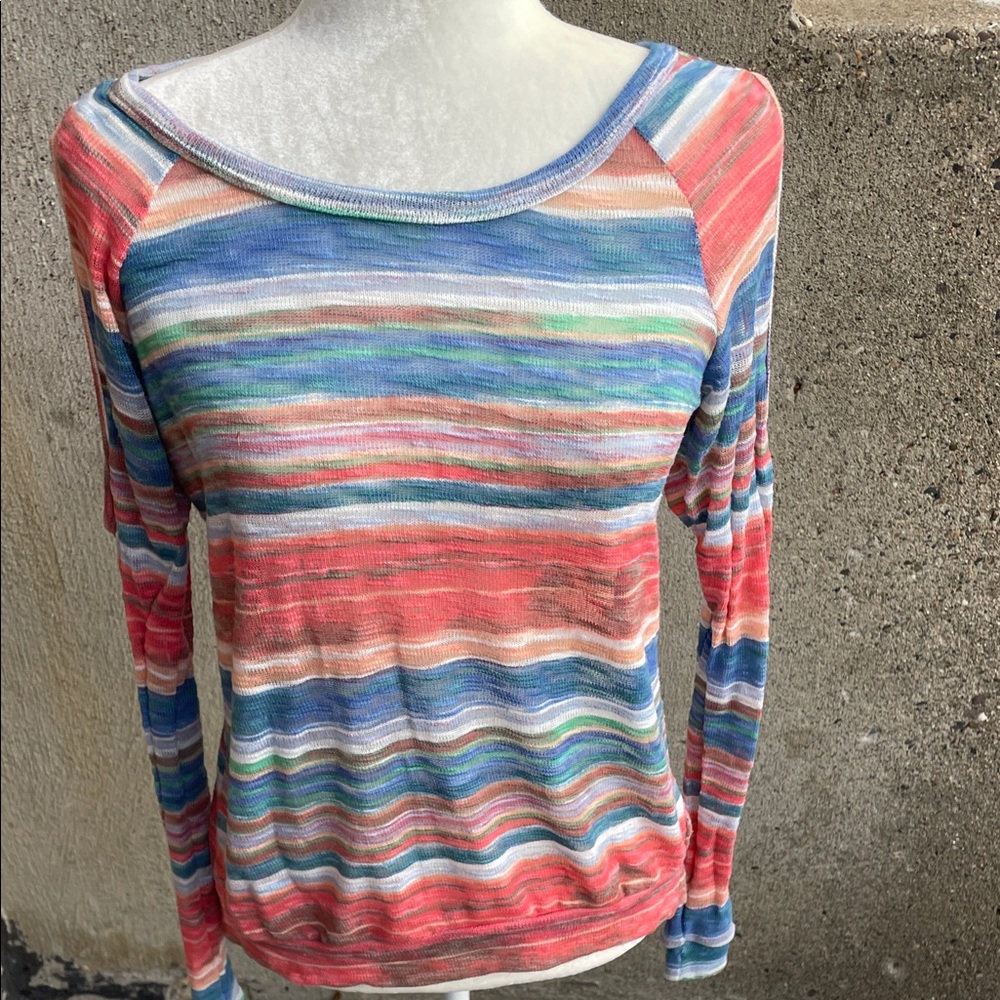American Rag Multicolor Striped Blouse